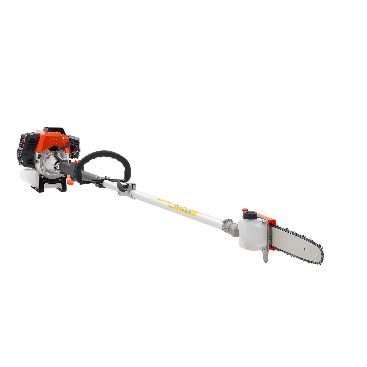 Gas Powered Pole Saw Tree Trimmer with Rotatable Head 43CC 2-Stroke 10-Inch Bar