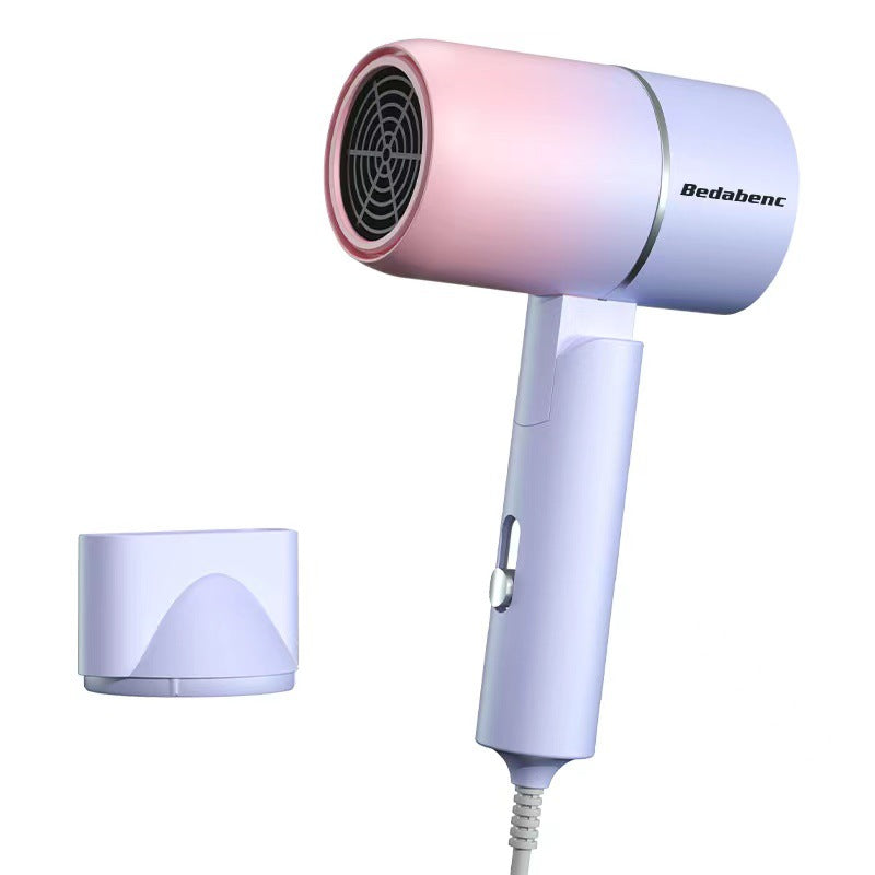 High Power Negative Ion Hair Dryer with Folding Handle and Multiple Settings