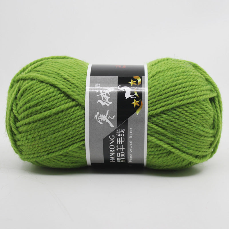 Thick Knitting Yarn Ball for Self-Woven Crafts - Cashmere Wool Material Kit
