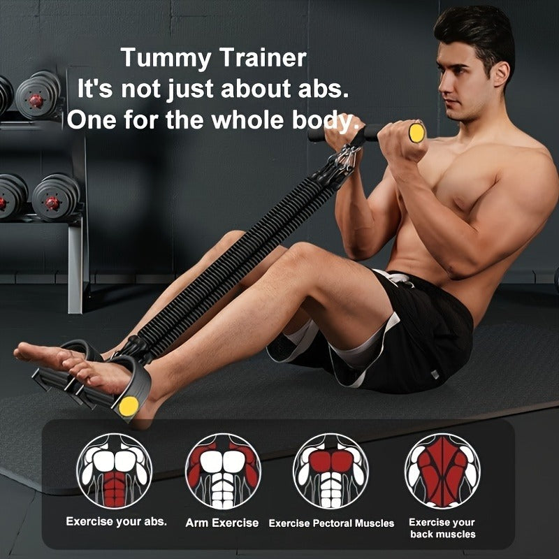 Adjustable Resistance Tension Bands Set with Foot Pedals & Handles