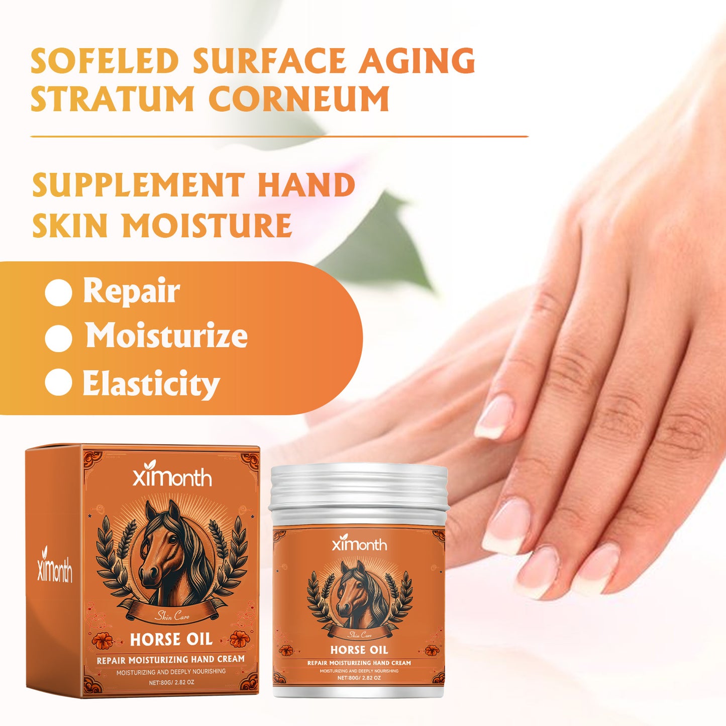 Repair Moisturizing Hand Cream with Shea Butter & Olive Oil - 80g