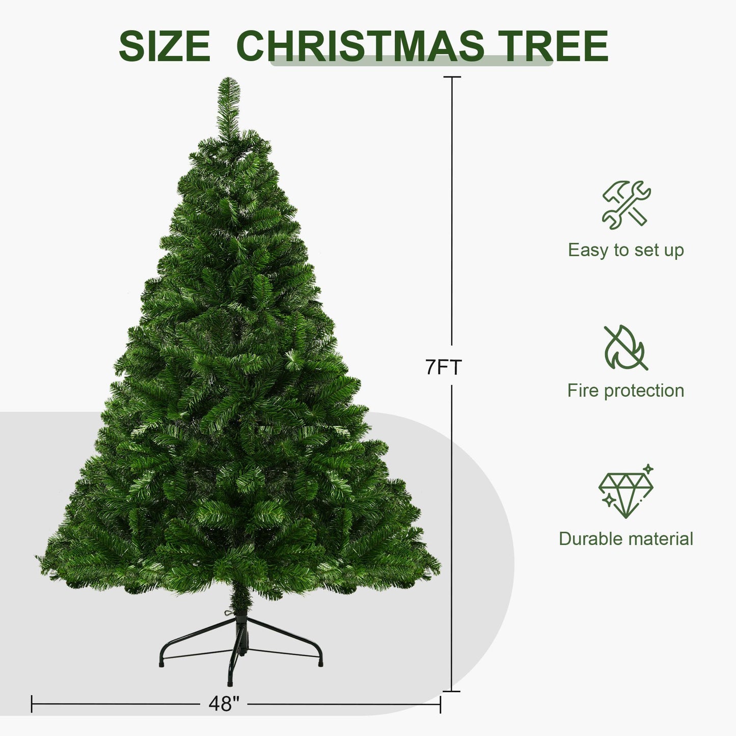 Nordic Minimalist Artificial Christmas Tree - Holiday Decorations