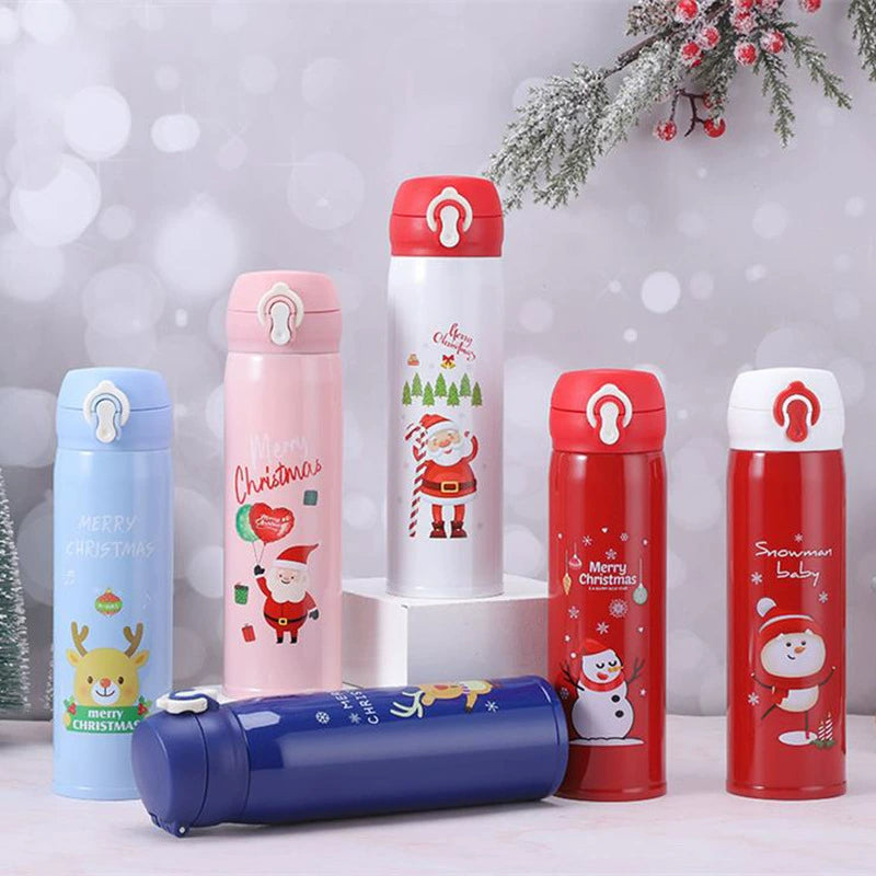 304 Stainless Steel Kids Water Cup with Cartoon Design, 500ML