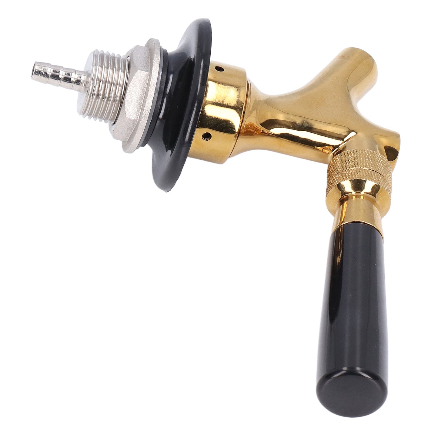 Stainless Steel Brass Beer Faucet Non-Adjustable Keg Tap for Bars Hotels Restaurants