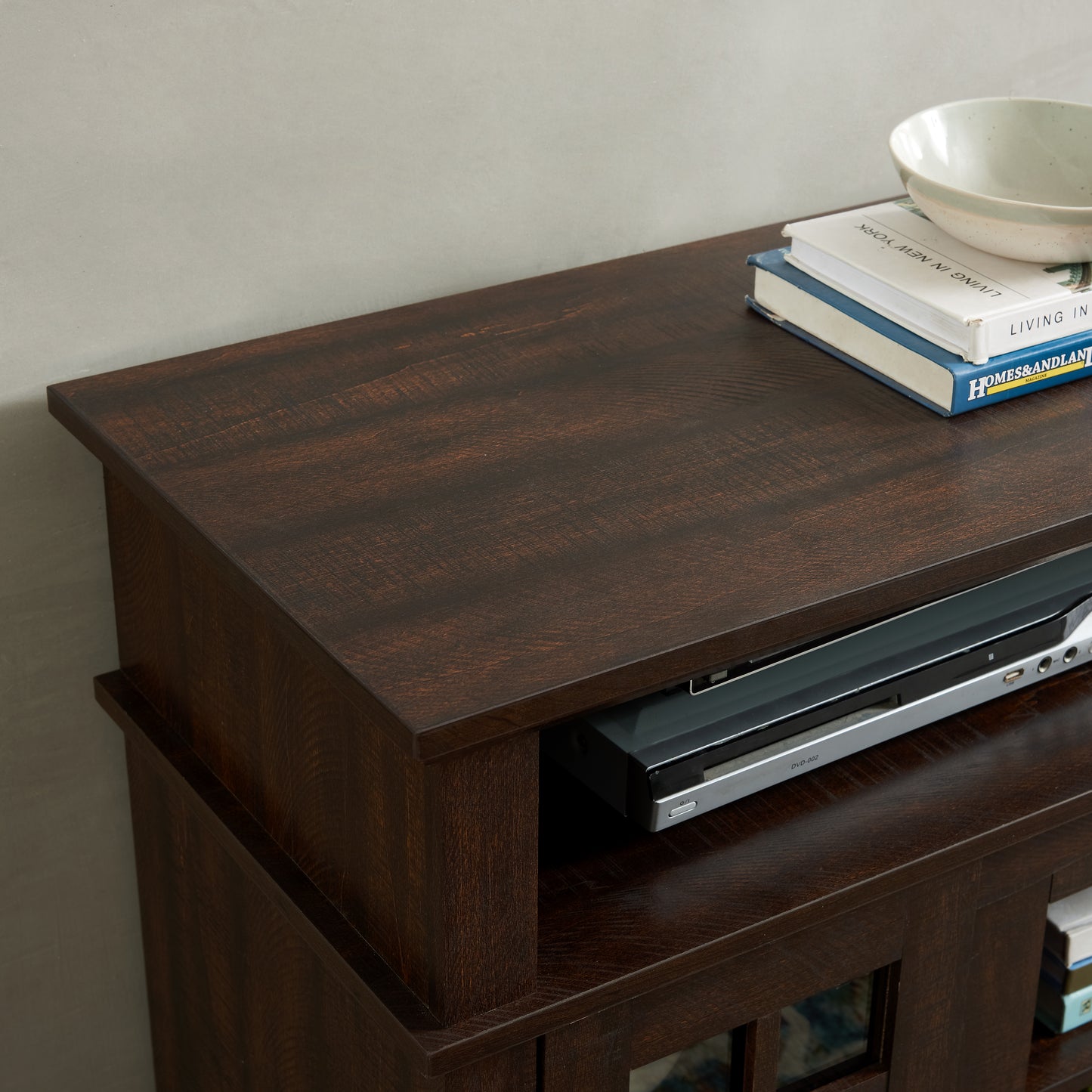 Modern TV Media Stand for TVs Up to 65” - Espresso