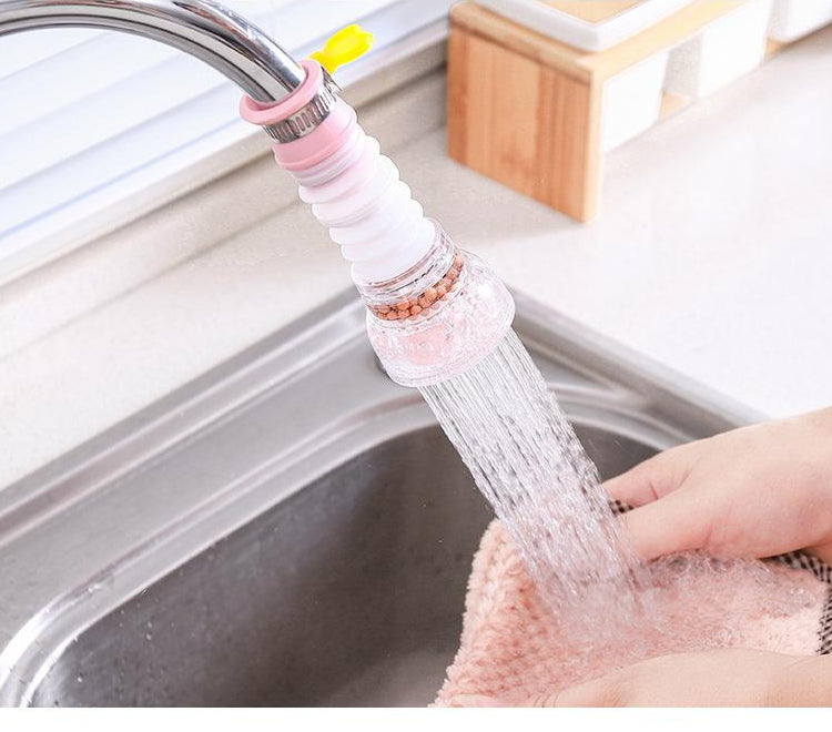 Adjustable Water Filter Shower Nozzle with Splash-Proof Sprayer for Tap Faucet