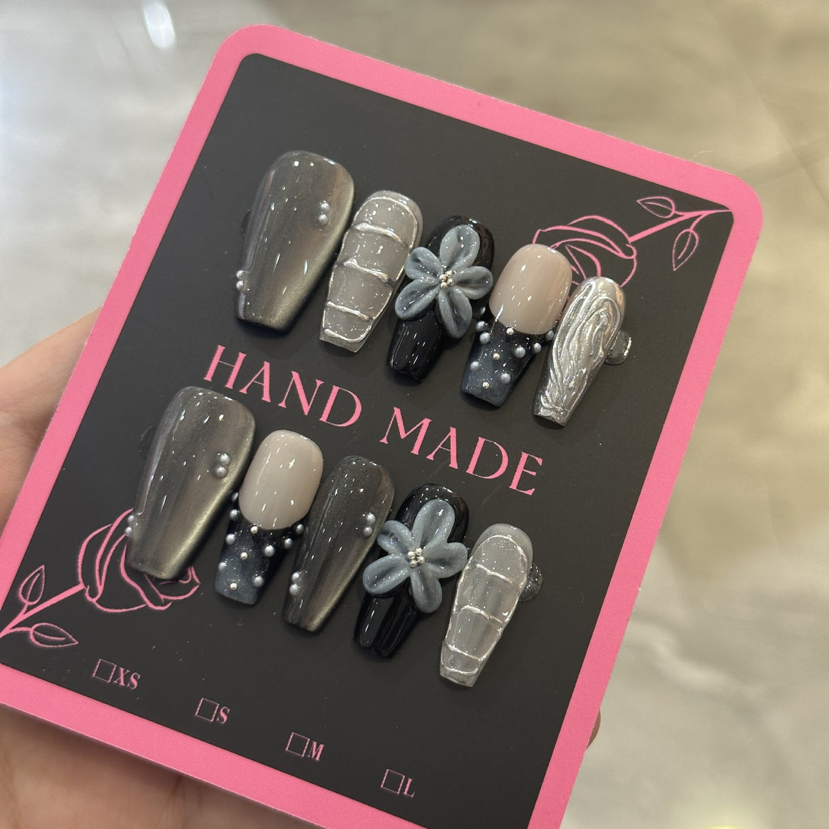 Heavy Industry Cat Eye Nail Art Kit with Nail Tools & Accessories
