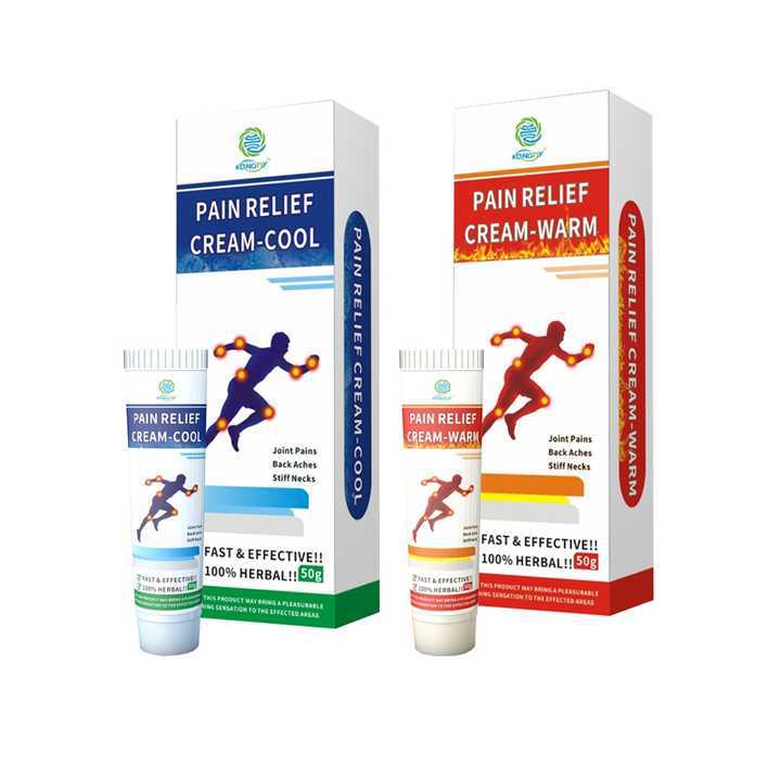 Pain Relief Emulsifiable Paste Plaster for External Skin Care 50g - Heat & Cold Sensation Variants