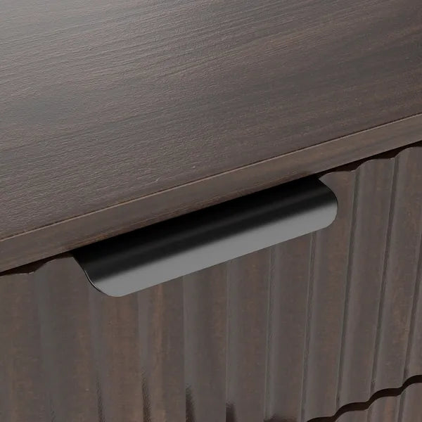 10-Gallon Wooden Tilt-Out Trash Can Cabinet with Pull-Out Bin for Kitchen & Bathroom