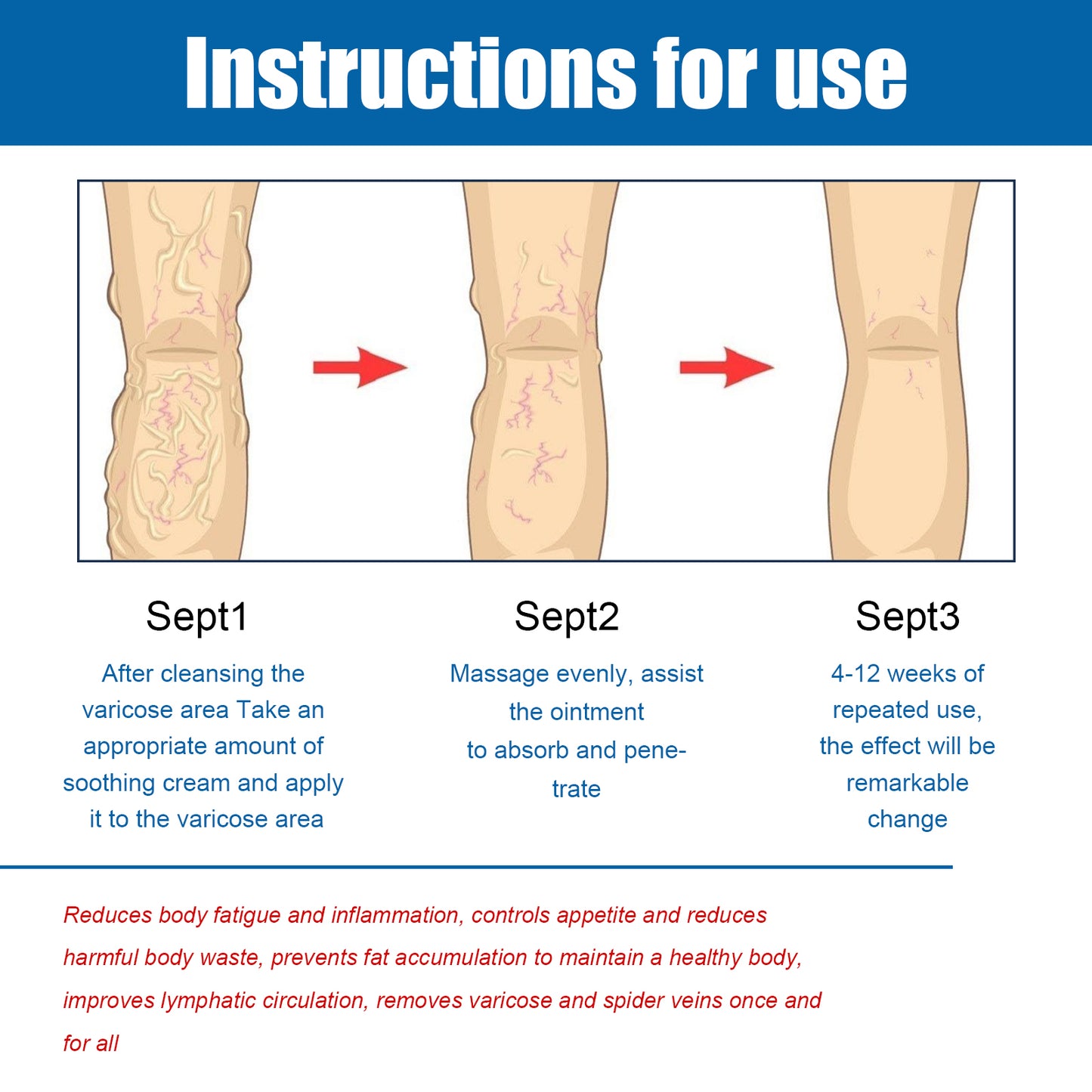 Varicose Vein Relief & Slimming Cream - Leg Vein Repair & Body Care