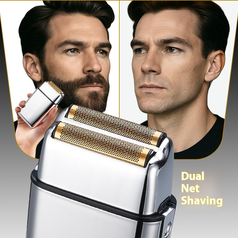 Electric Shaver Duplex Blade Rechargeable Razor