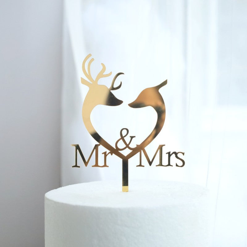 Wedding Proposal Acrylic Cake Insert - Love Heart Ring & More