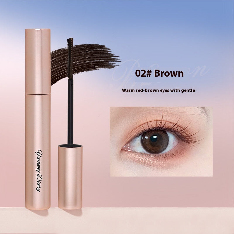Long-Lasting Curling Mascara - Black or Brown, Sets Available