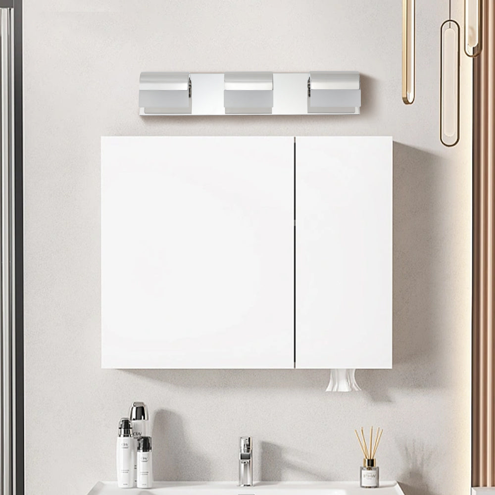 3-Light LED Bathroom Vanity Light Fixture - Modern Design