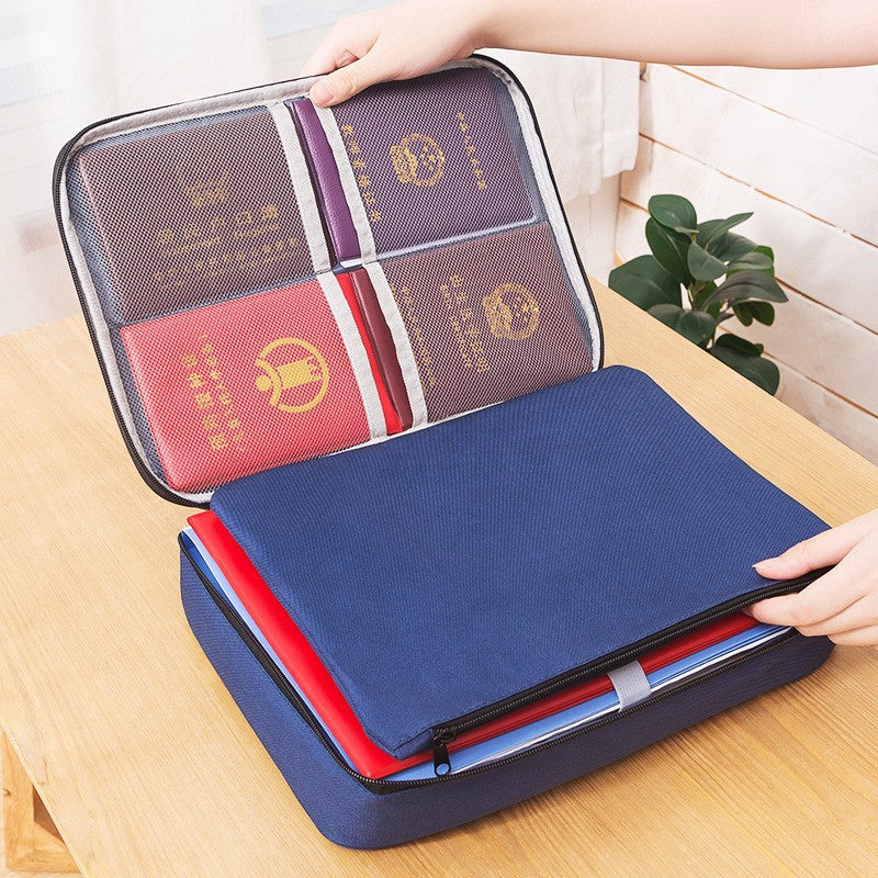 Multi-Functional Travel Storage Bag with Combination Lock and Waterproof Design