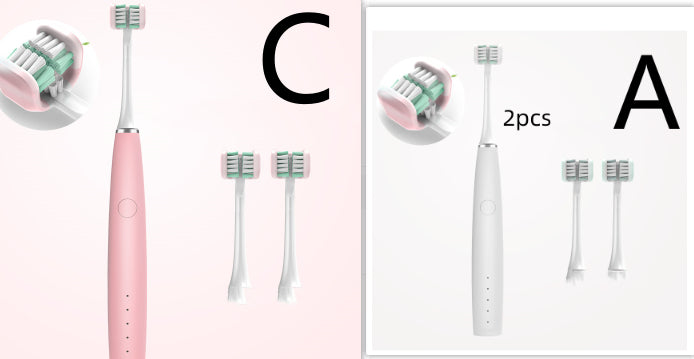Portable Electric Travel U-Shaped Toothbrush for Adults & Kids