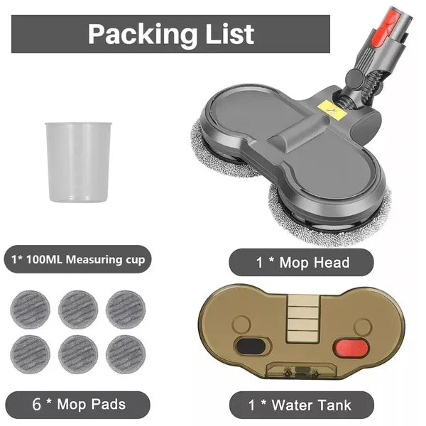 Dyson Vacuum Cleaner Mop Head with Water Tank - Compatible with V6 V7 V8 V10 V11