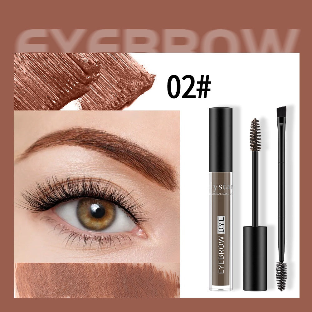 Liquid Eyebrow Cream Set - Waterproof, Long Lasting, Shaping Makeup Tool