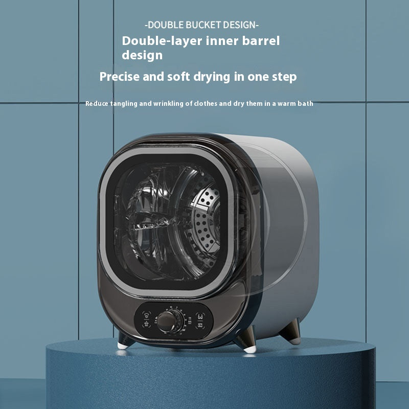 Silent Antibacterial Household Drum Dryer - Compact, Multi-Color Options