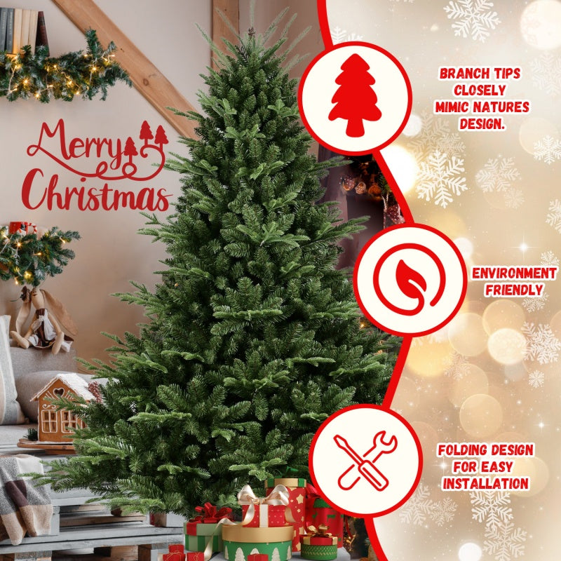 Artificial Christmas Tree - PE/PVC Mixed Material, Multiple Heights