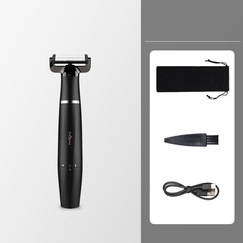 Wet & Dry Electric Eyebrow Trimmer - Black