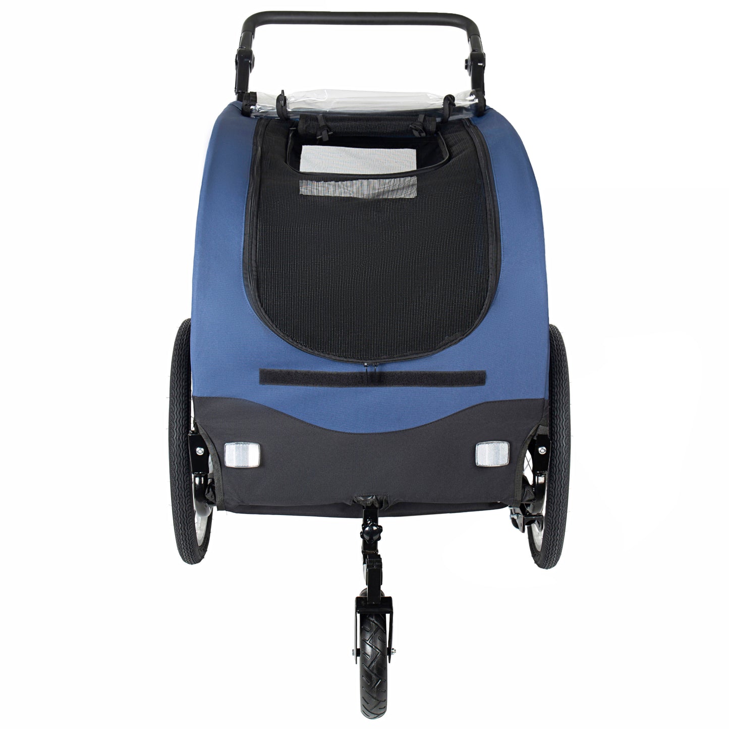 2-in-1 Bike Trailer & Pet Stroller For Dogs Up To 110lbs Foldable