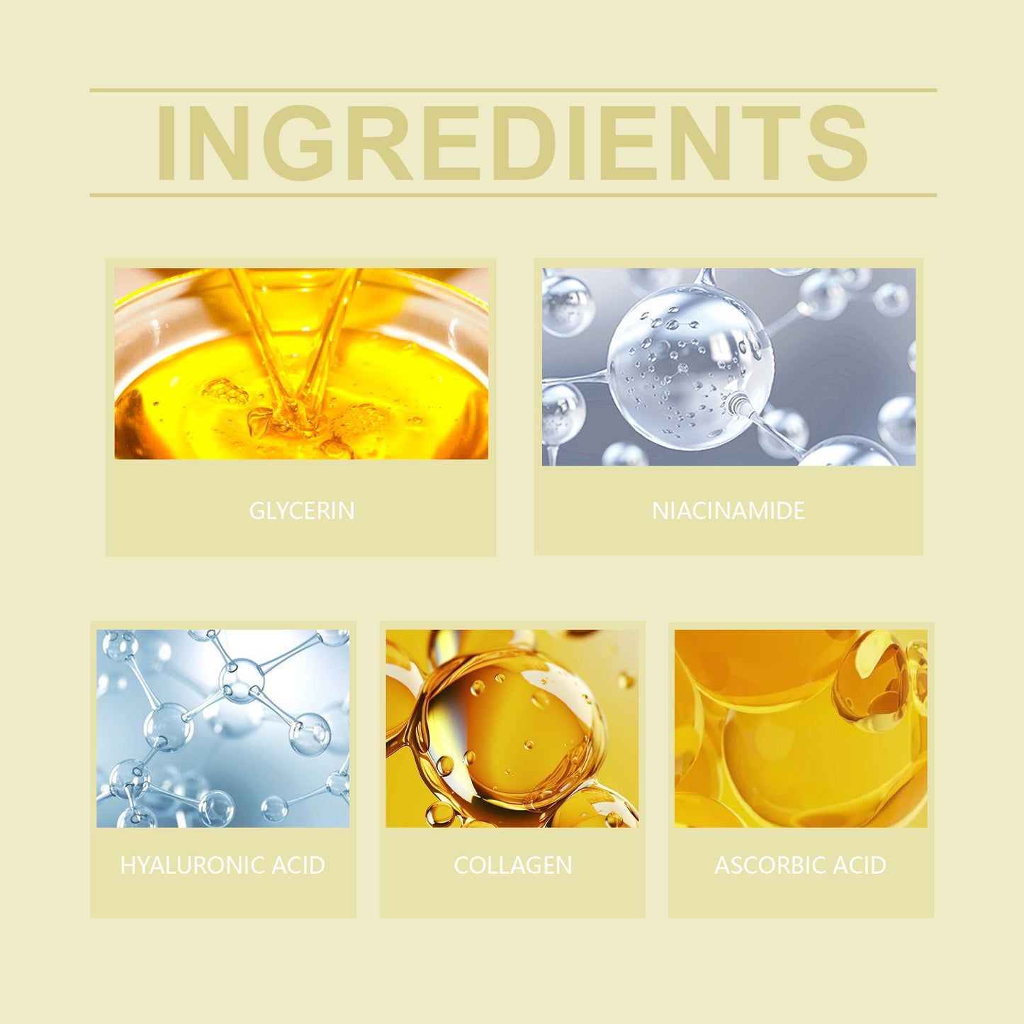 Niacinamide & Vitamin C Brightening Facial Sheet Mask - Hydrating Skincare