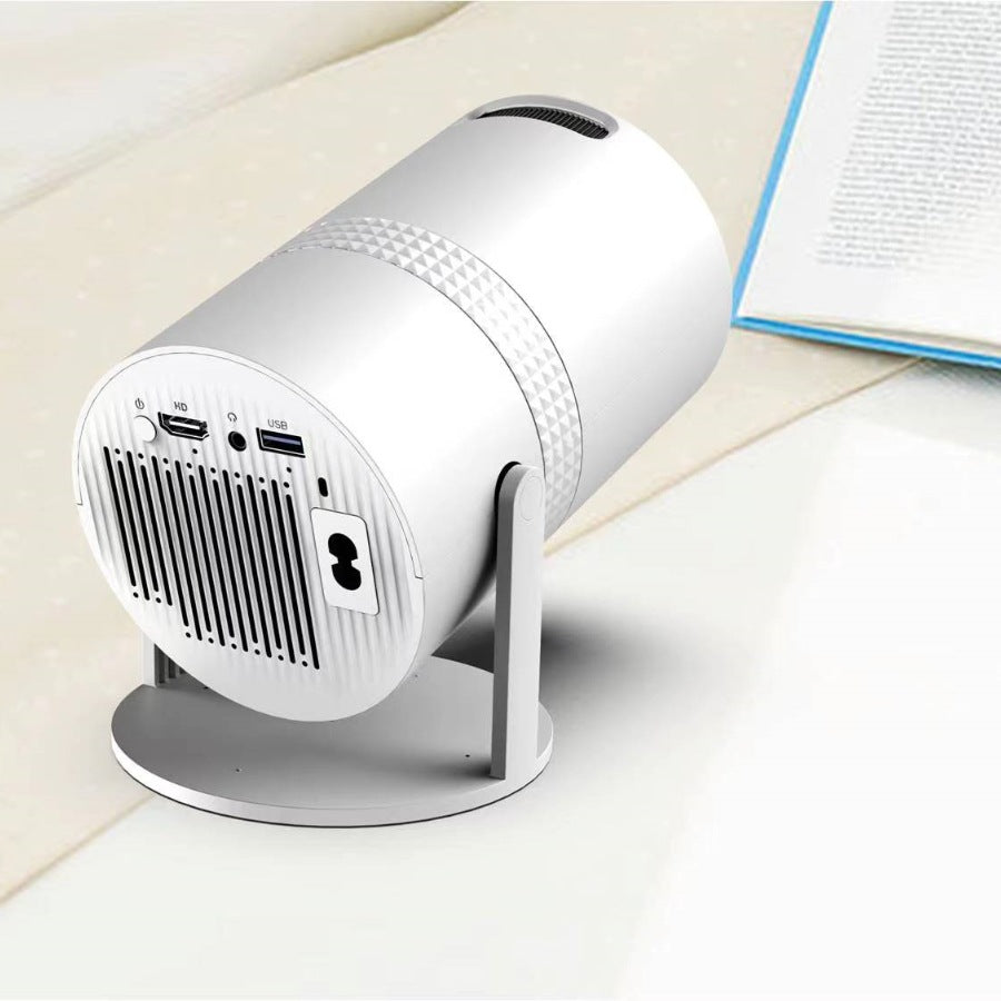 Portable Home Projector with 1080p Resolution & Screen Mirroring