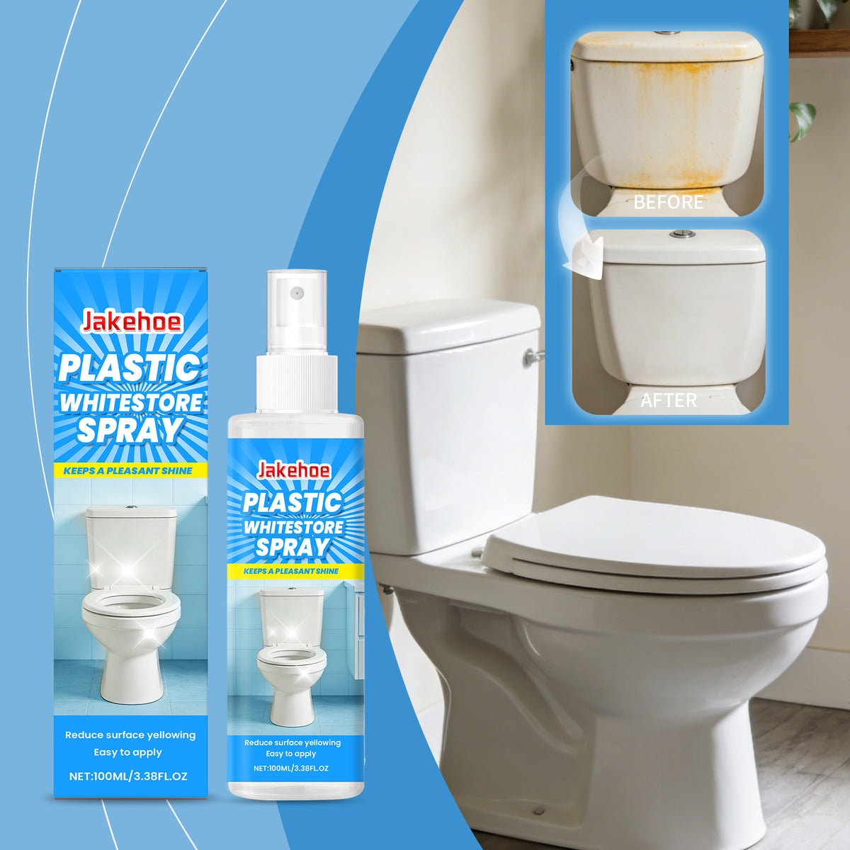 Kitchen Storage Spray - Plastic Yellowing & Spray 100ml Box
