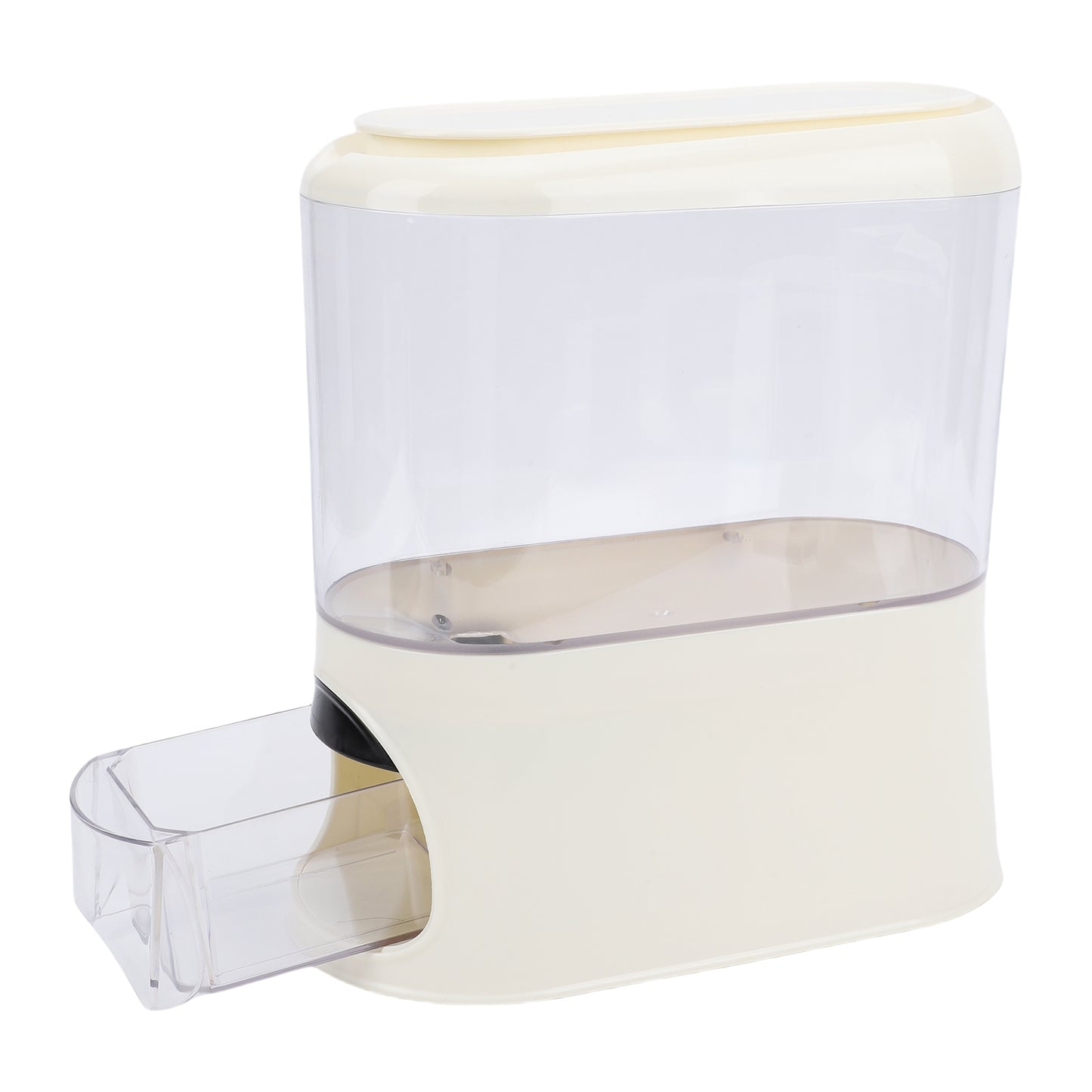 Rice Dispenser With Cup PP Sealed Clear Dry Food Storage Grain