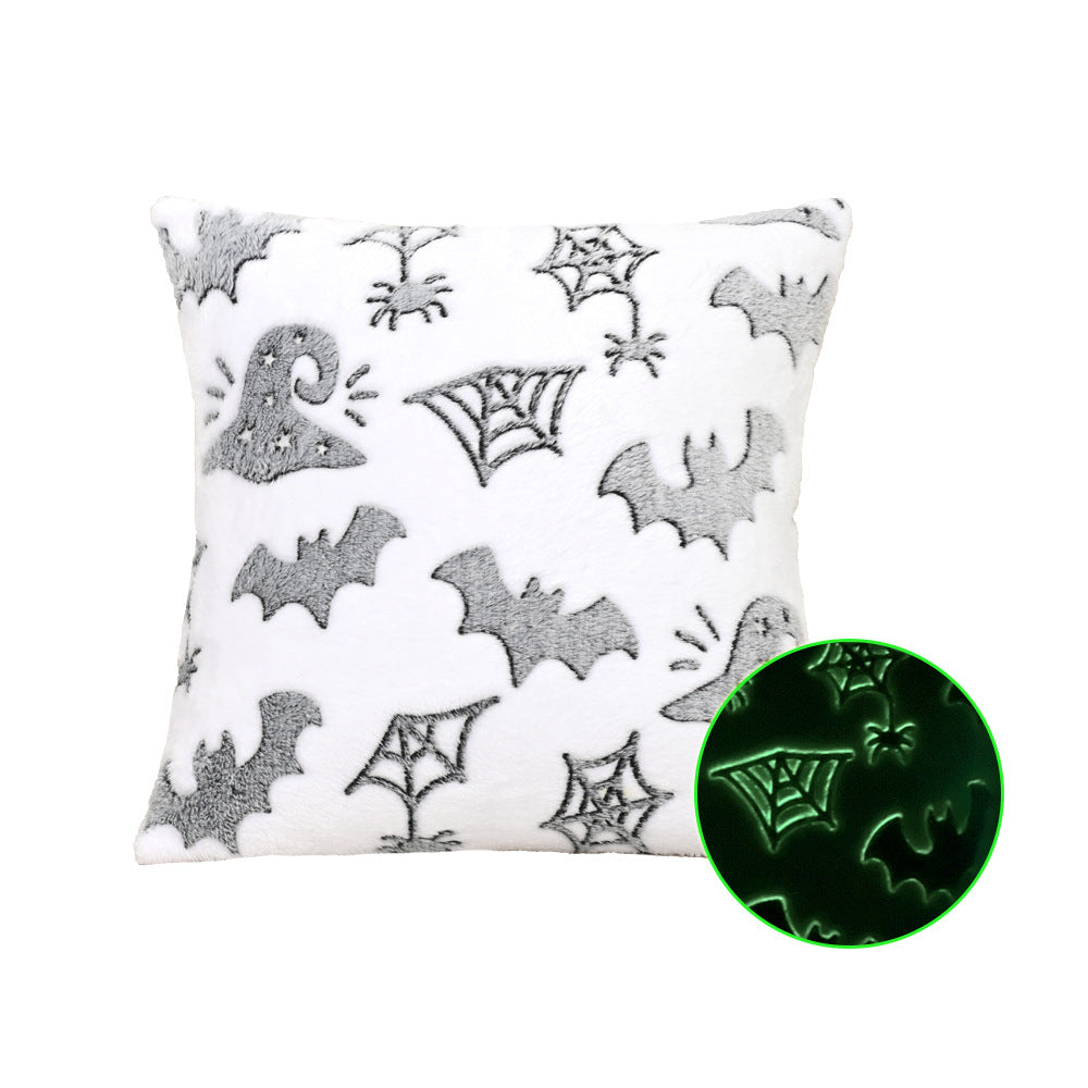 Luminous Halloween Pillow Cover Set - 45x45cm Nordic Home Decor