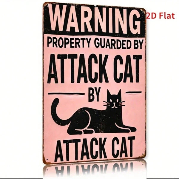 Metal Tin Wall Decoration Sign - 20cm Square