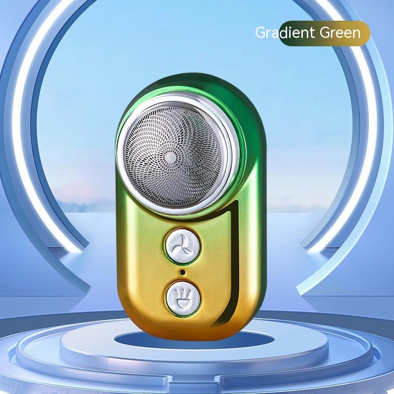 Men's Portable Electric Shaver with LED Light