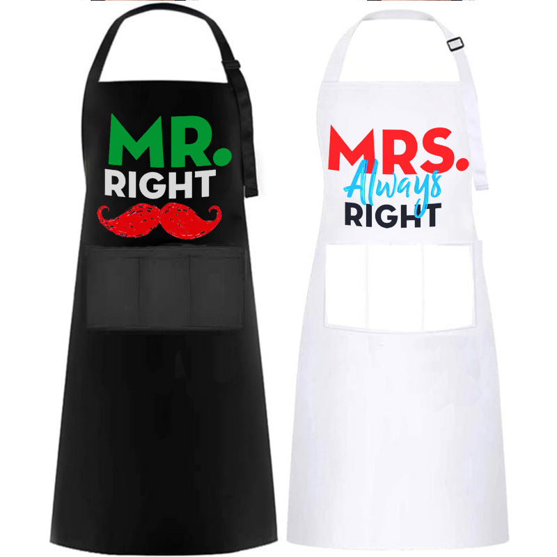 Waterproof Antifouling Kitchen Apron Set - Personalized Household Cooking Accessories