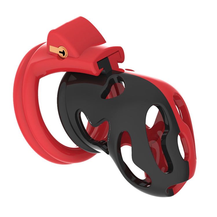 Men's Breathable Chastity Lock Set with Adjustable Rings