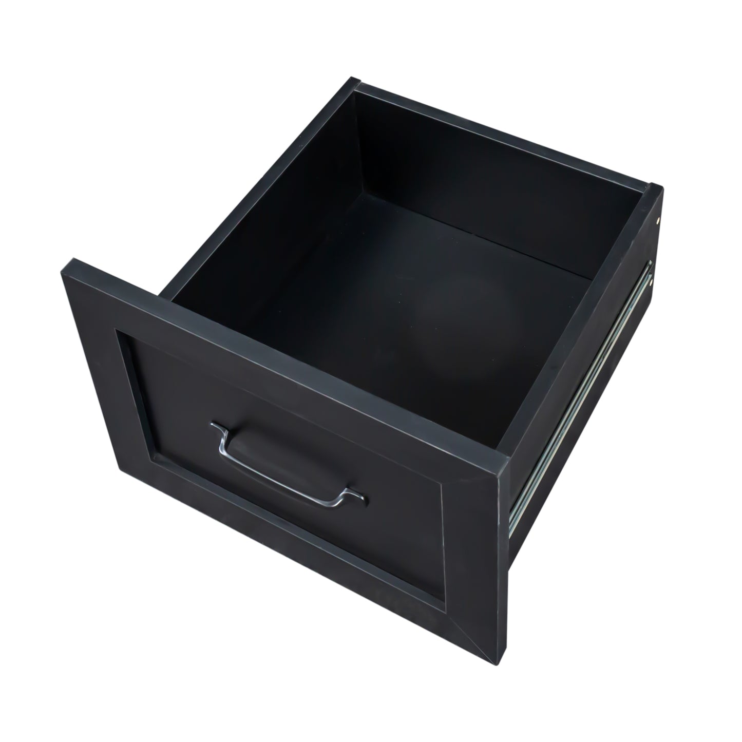 Home Office Computer Desk with Hutch - Antiqued Black Finish