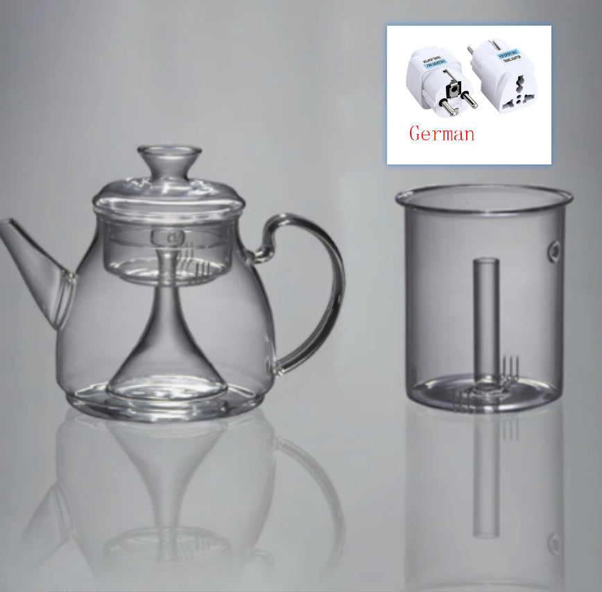 Large Capacity Glass Steam Teapot for Home Brewing - 1.5L