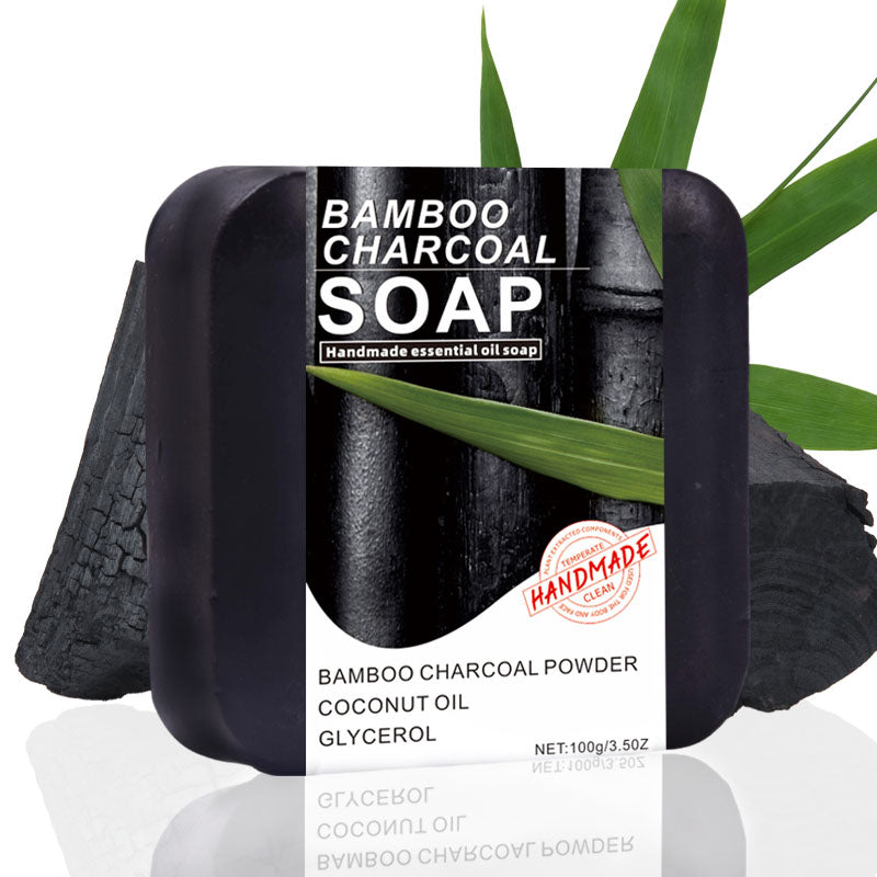 Bamboo Charcoal Essential Oil Soap Bar - 100g