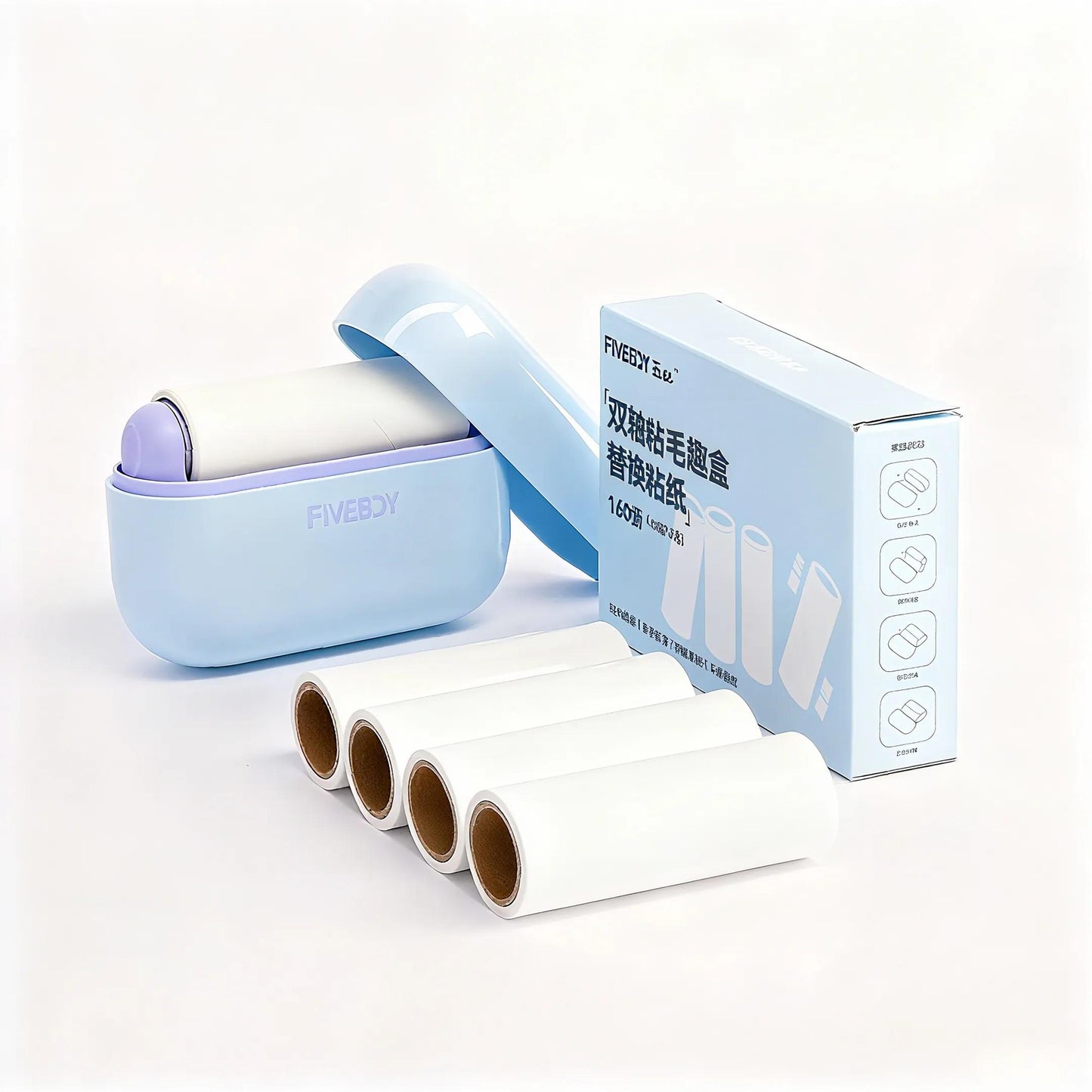 Portable Pet Hair Remover - Reusable Pocket-Sized Lint Roller