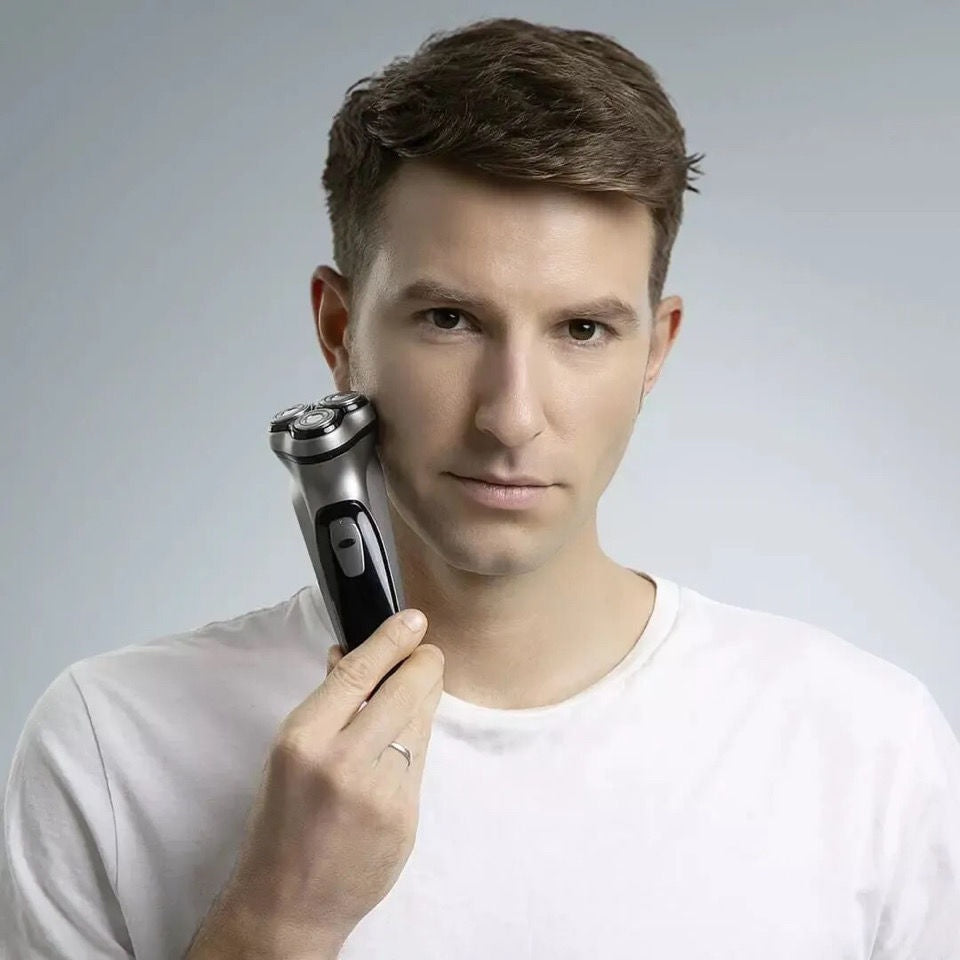Men's Rotary Shaver with Three Heads - Cordless Electric Razor SL-333