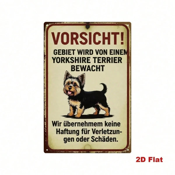Metal Tin Wall Decoration Sign - 20 cm x 20 cm