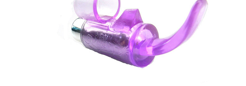 Handheld Tongue Shock Vibration Device for Wellness and Oral Care