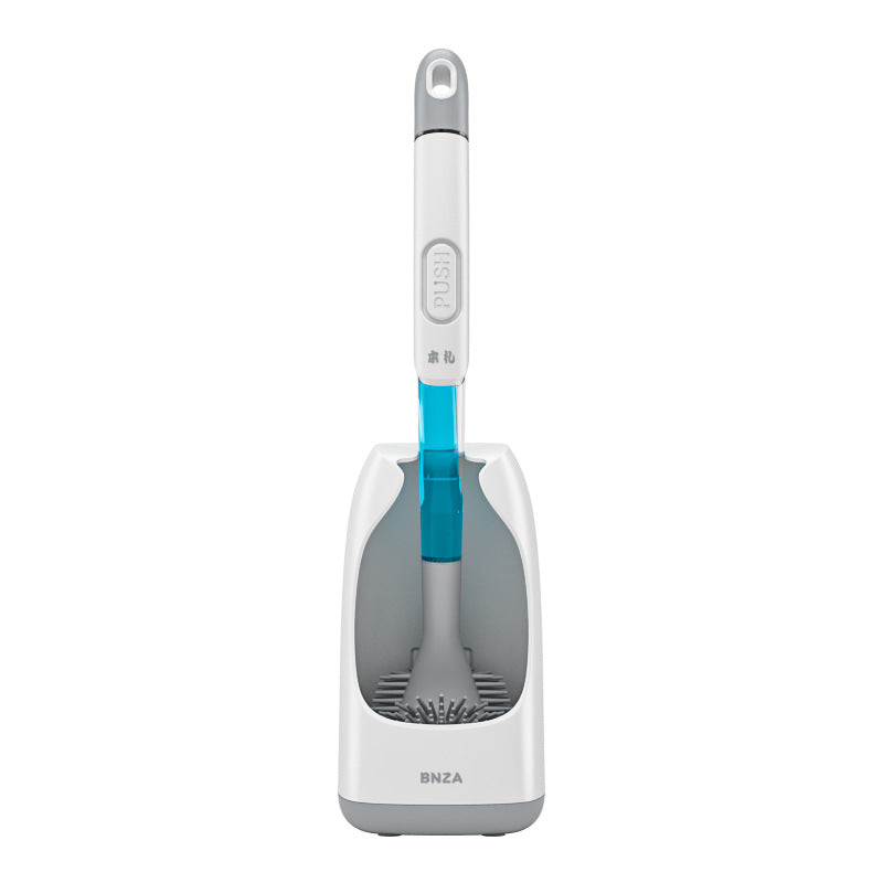 Wall-Mounted Toilet Brush with Cover - Household Bathroom Cleaning Tool