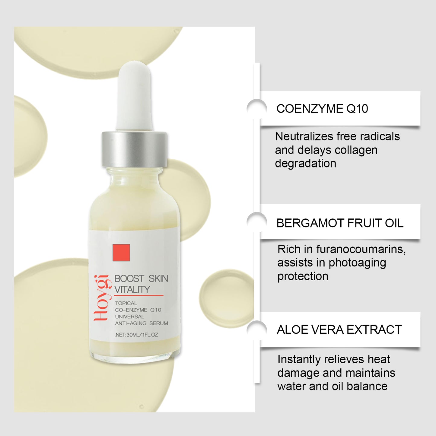Moisturizing Face and Neck Essence - Firming and Hydrating Serum 30ml