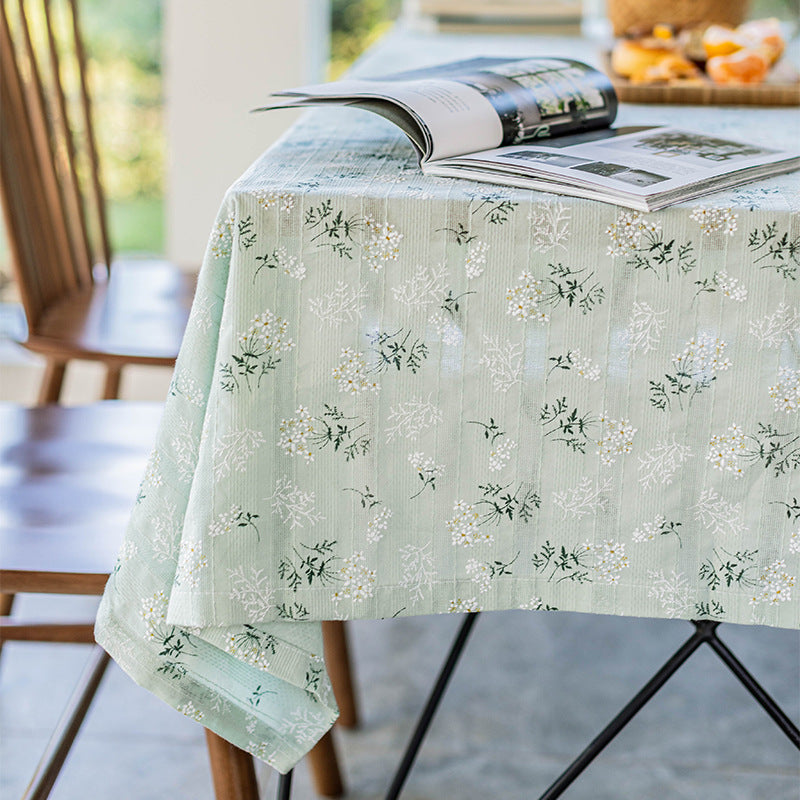 Rectangular Tablecloth for Dining Room Kitchen Home Decor Dustproof