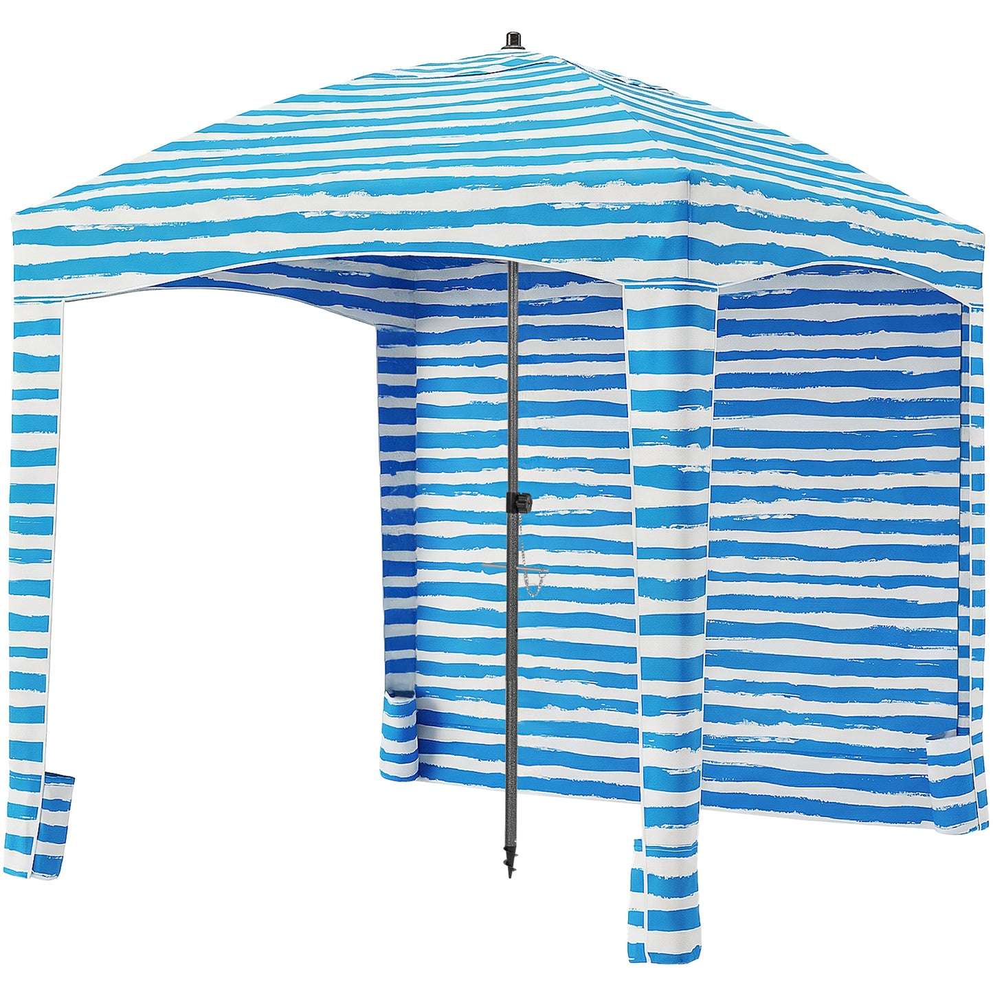 Portable Beach Sunshade Tent with Detachable Side Walls - 6ft
