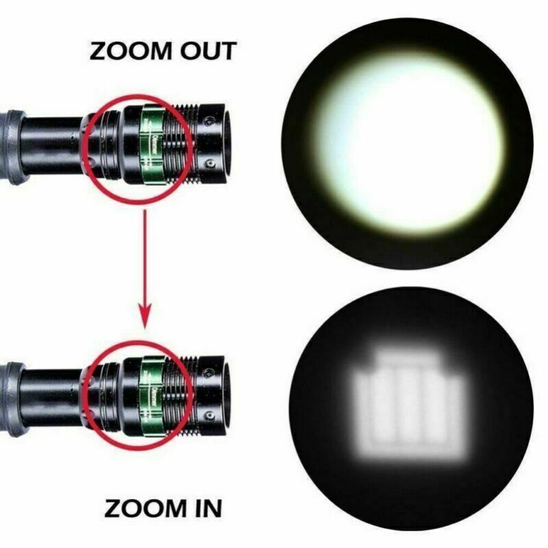 Super Bright 90000LM LED Handheld Searchlight Spotlight Rechargeable Flashlight