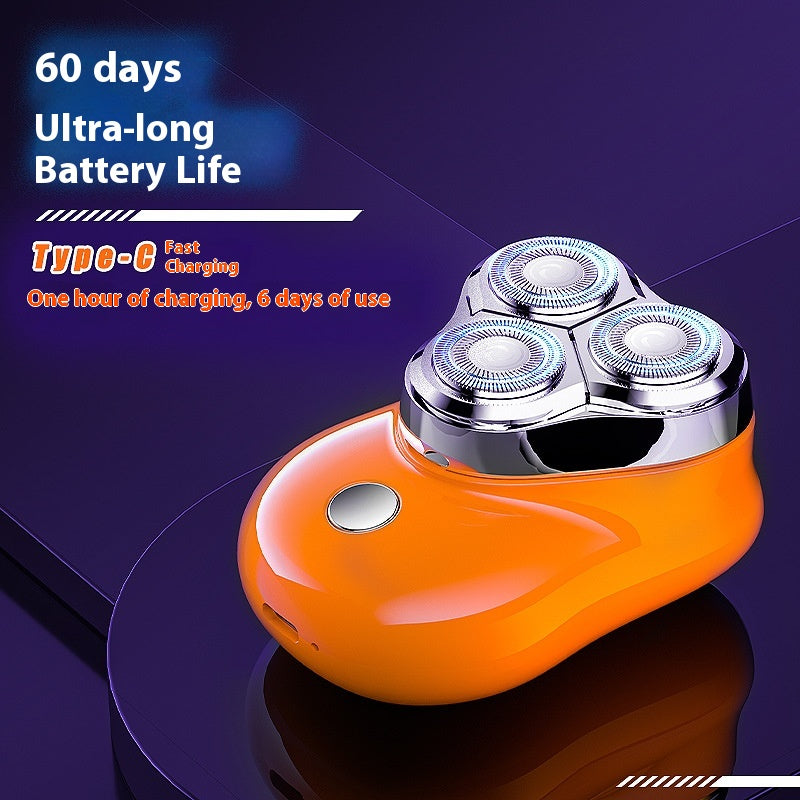 Electric Magnetic Floating Three-Blade Shaver
