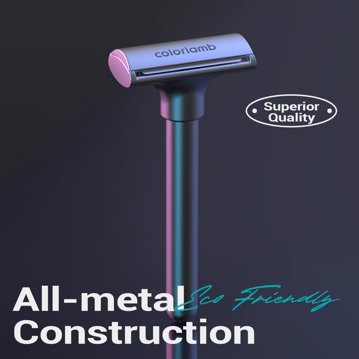 Manual Metal Shaver with 5 Replacement Blades