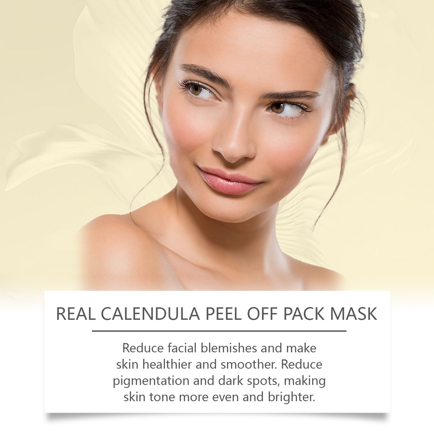 Calendula Extract Peel-Off Face Mask for Deep Pore Cleansing & Brightening
